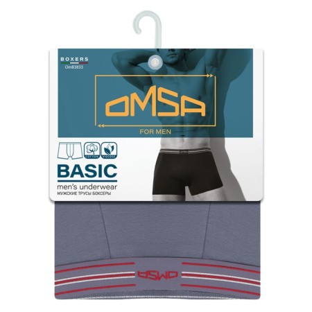 Men's panties Omsa 3833, size 48, Grigio color-2