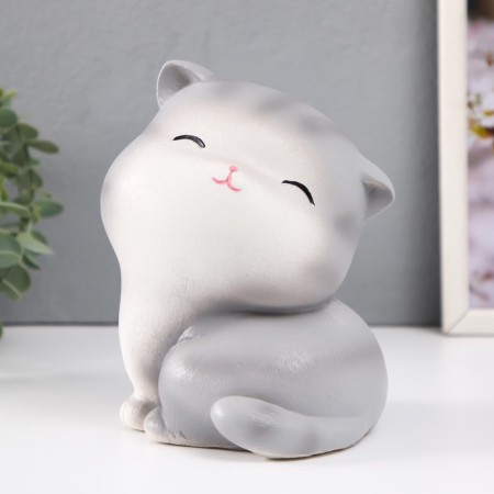 Figure "kitten" height 17 cm, width 13 cm, length 14 cm.-1
