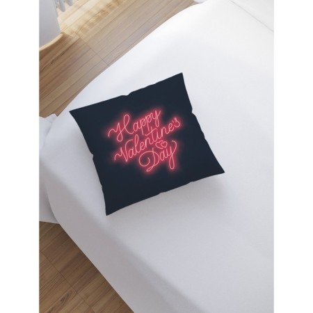 Decorative pillowcase "Valentine’s Day", on a zipper, size 45x45 cm-1
