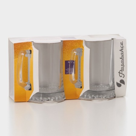 Set of glass mugs for beer PUB, 670 ml, 2 pcs-5