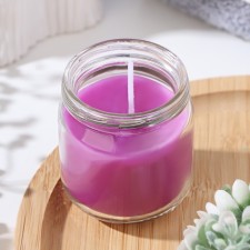 Aromatic candle in the bank 