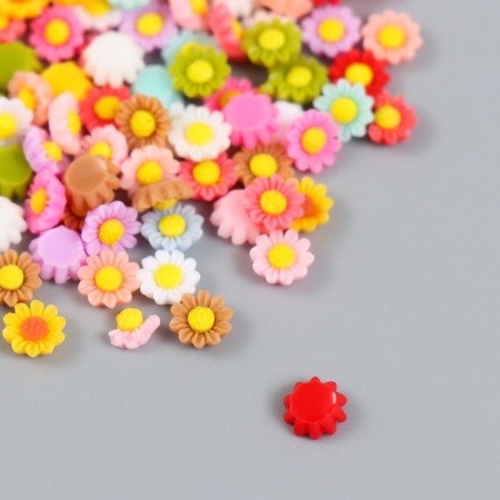Decor for creativity Plastic "Herbers Color" set 100 pcs mix 0.6x0.6 cm-2
