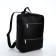 Male backpack made of genuine leather with lightning, igermann, black color