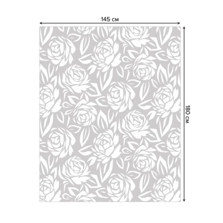 The tablecloth “Roses bloom”, rectangular, Saten, size 145x180 cm-1