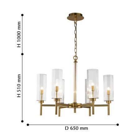 Gracylis suspension 650 mm, G9-2