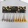 Breek Metal "Eiffel Tower" Gold/silver mix 6x2.5x2.5 cm