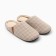 Women's slippers, size 40-41, beige color