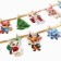 Garland on the tape with fantas "New Year", 150 cm