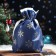 Gift bag "Golden Snowflakes", 22 x 31 cm