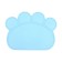 Silicone rug for a bowl, 40 x 30 cm, blue