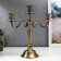 Summier Metal for 3 candles "Elegance" Brass 35x31x11 cm