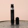 Perfume atomizer, with a sprayer, 8 ml, black color
