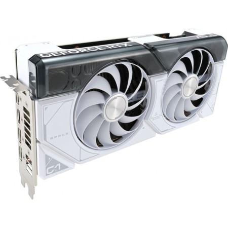 The ASUS PCI-E 4.0 Dual-RTX4070-O12G-WHITE NVIDIA GEFORCE RTX 4070 12288MB 192 GDDR6X 10044-3