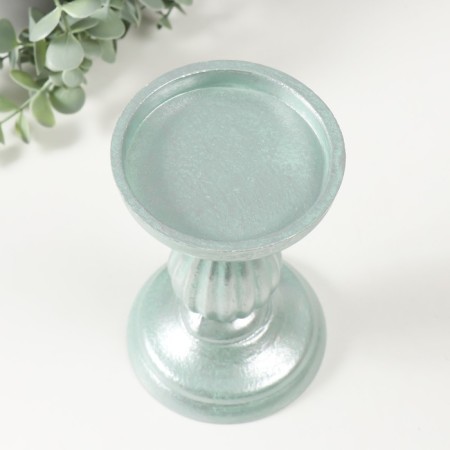 Summary of the tree per 1 candle d = 9 cm "Ferdinand" mint with a patina 10.5x10.5x17 cm-1
