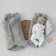 Set for discharge Winter Kinderlitto "Fluffy Bear", 5 items, height 56-62 cm, color gray color