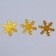 Sequins "Snow" 20 g, color gold, 25 mm