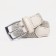 Building belt, width 2.5 cm, metal buckle, beige color