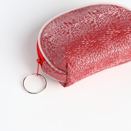 Women's wallet with lightning, red color-2