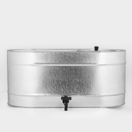 A galvanized tank with a crane 55 liters-2
