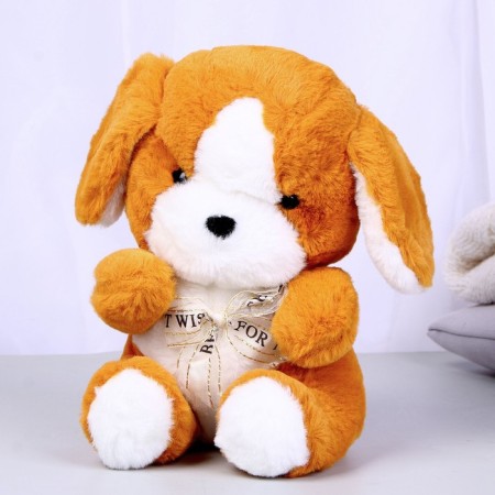 Мягкая игрушка «Пёсик с бантом», цвета МИКС-5