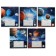 Notebook of 18 sheets in the Erichkrause "Cosmos" line, covered cardboard, OFSET block, mix