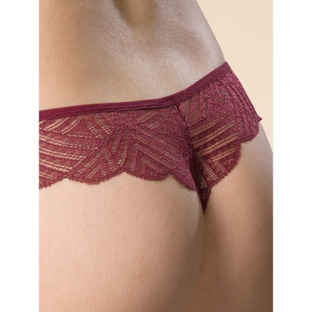 Female cowards, size 48, burgundy color-3