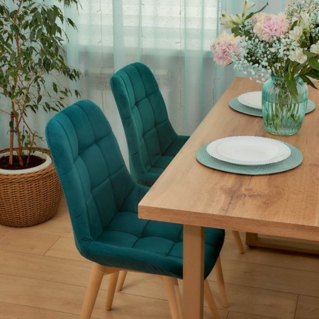 Dining stool Polini Home Verona SD, dark-turquoise-naval color-10