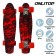 Skateboard Onlitop R2206, 56x15 cm, wheels PU, ABEC 7, aluminum frame, red color