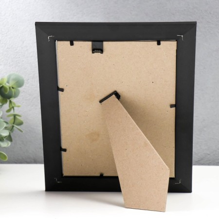 Photo frame plastic 15x21 cm silver (790)-3