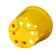 Pot for seedlings, 5 l, d = 22 cm, h = 18 cm, yellow, greengo