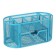 Chancellery trifle stand 9 departments, mesh metal, blue