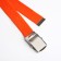Building belt, width 3 cm, buckle clamp, orange color