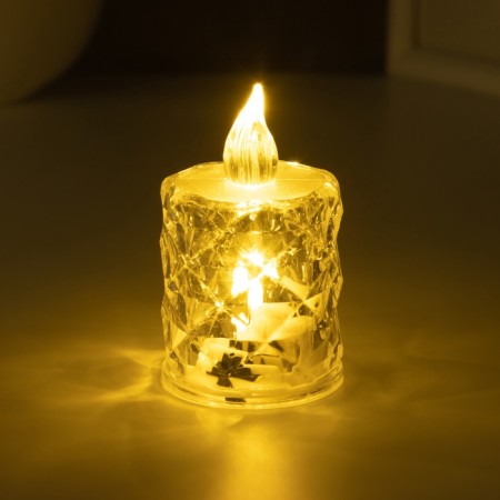 Nightlight "Crystal candle" LED 0.3W 4x4x6.5cm-2