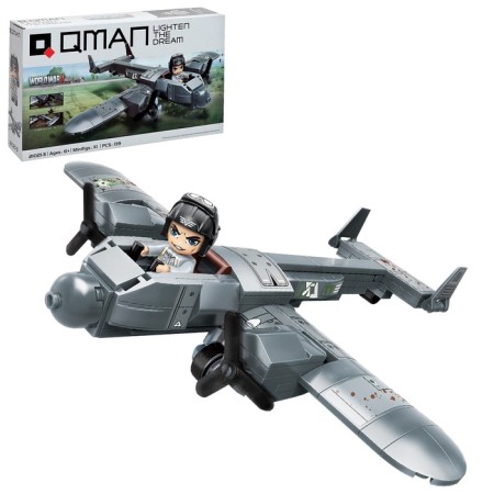The designer Block Second World War “Military Airplane”, 139 parts