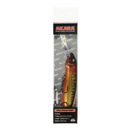 Akara Pike Hunter 120f Wobbler, color A112, 12 cm, 27 g-1