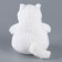 Soft toy "cat", 23 cm, white color