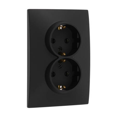 Two -seat Tot Elegant, 16 a, hidden, with salary, black-1