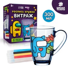Muging mugs with stained glass paints 
