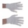 Gloves, x/b, without covering, knitting class 10, white
