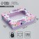 Gift box, packaging, "flowers", 23.5 x 20.5 x 5.5 cm