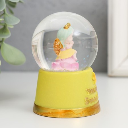 Souvenir Polystone Water Ball Light "Cute Angel" MIX 4x4x6.7 cm-4