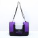 Bag-carrier with a window "Panoramic", 40 x 25 x 27 cm, purple