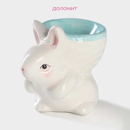 Bunny Bunny, 8 × 5.5 × 7.5 cm, blue color-1