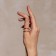 Ring "Modern" line, color gold, dimensionless