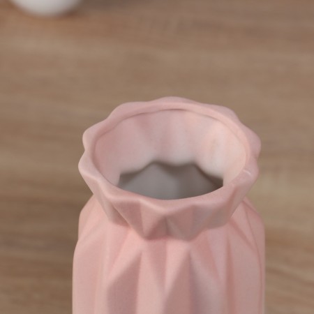 VAZ Coramics HELL "Heidi" City Galant, 21x8 cm, white-pink-1