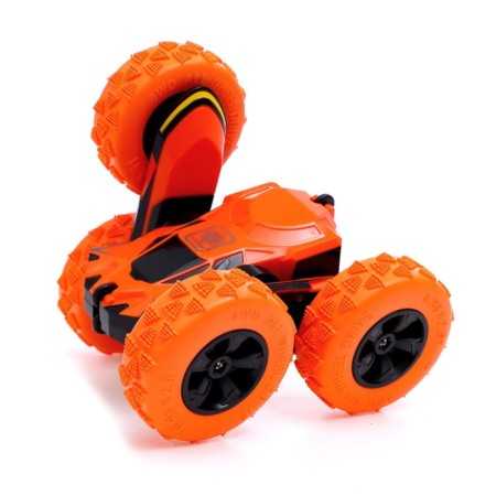 Radio-controlled car-controlled "Strokach" car, works on the battery, color orange color-2