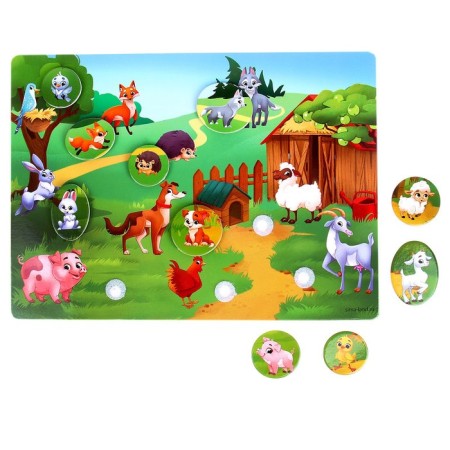 Velcro toy "Mom and their children"-2