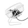 Fan Luazon LOF-05, desktop, 2.5 W, 12 cm, metal, white