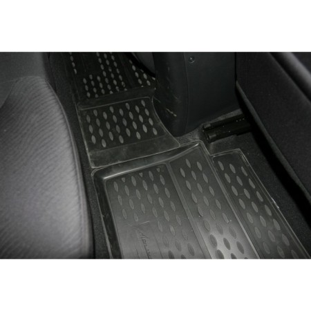 Rugs in the salon Hyundai Solaris, 2010-2014, 4 pcs. (polyurethane)-4