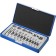 A set of taps and dies Zubble 28120-H18, steel 9xS, in plastic boxing, 18 objects